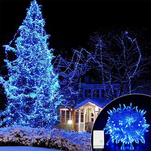 Christmas Lights Outdoor Decorations 100 LED 33Ft 8 Modes