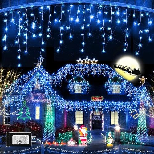 Christmas Lights Outdoor Decorations 100 LED 33Ft 8 Modes