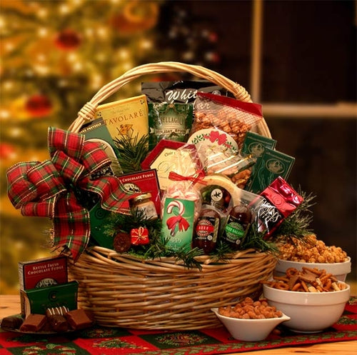 Holiday Celebrations Holiday Gift Basket - Christmas gift basket -